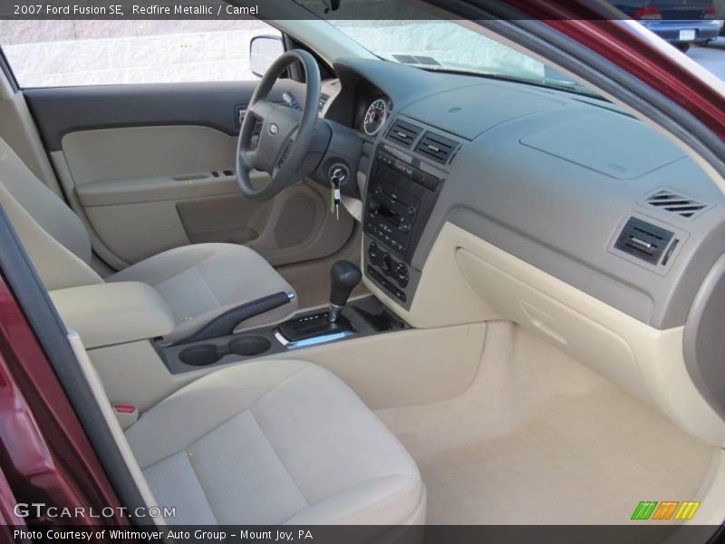 Redfire Metallic / Camel 2007 Ford Fusion SE