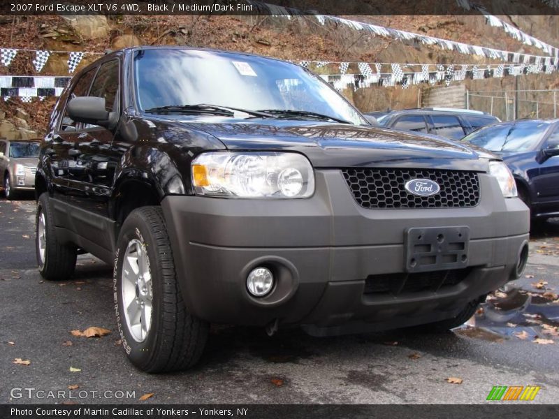 Black / Medium/Dark Flint 2007 Ford Escape XLT V6 4WD