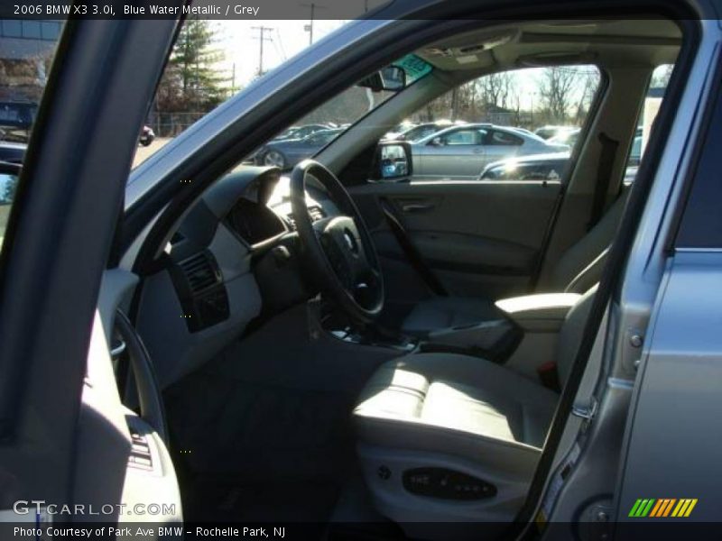 Blue Water Metallic / Grey 2006 BMW X3 3.0i