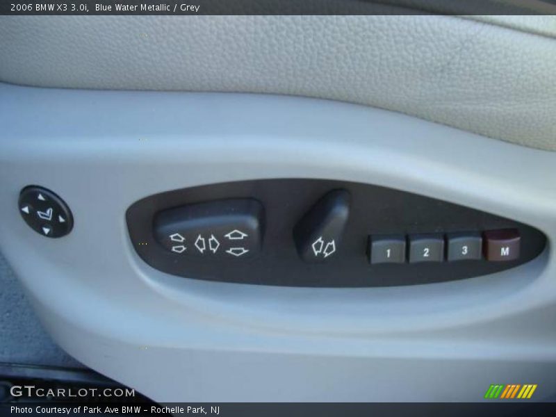 Blue Water Metallic / Grey 2006 BMW X3 3.0i