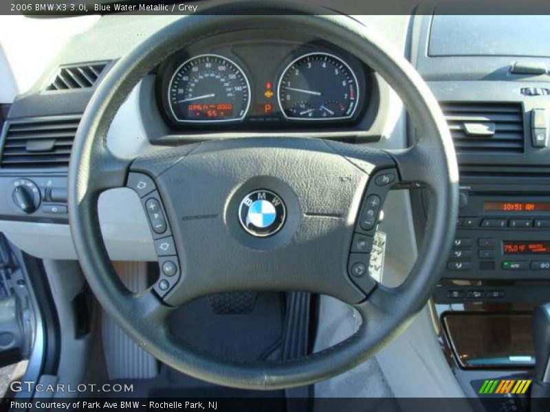 Blue Water Metallic / Grey 2006 BMW X3 3.0i