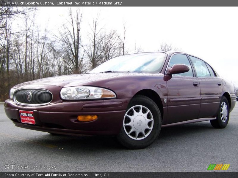 Cabernet Red Metallic / Medium Gray 2004 Buick LeSabre Custom
