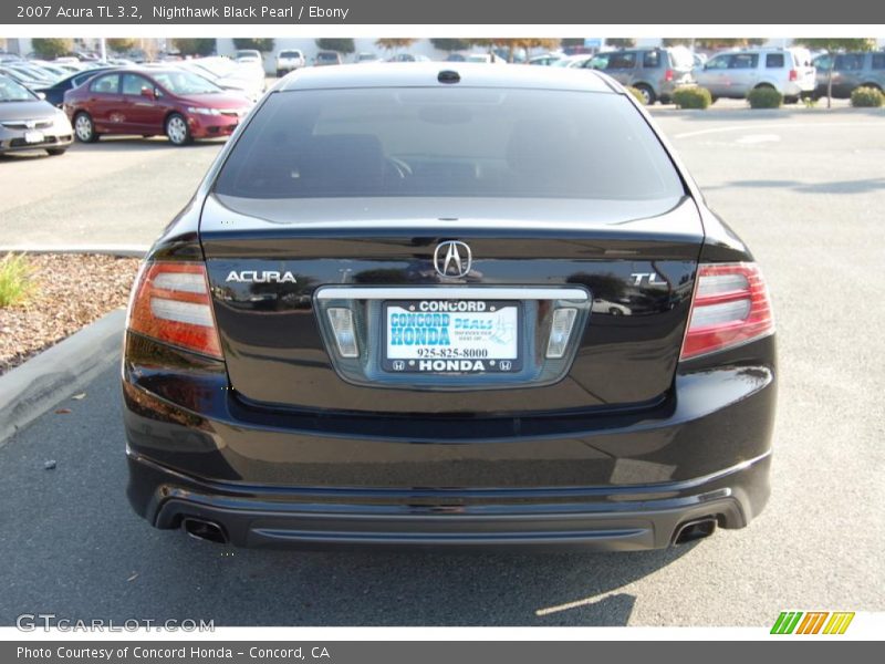Nighthawk Black Pearl / Ebony 2007 Acura TL 3.2