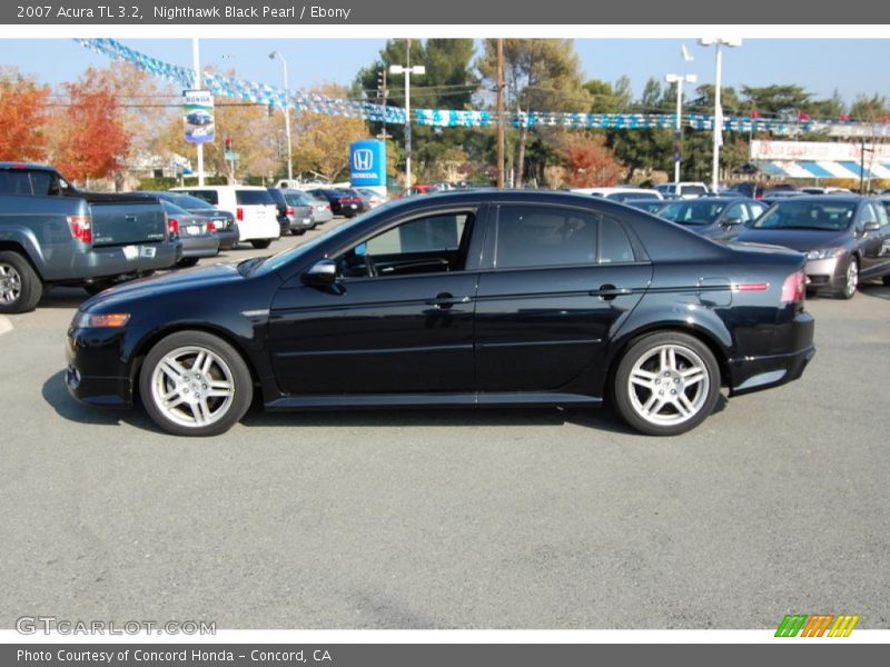 Nighthawk Black Pearl / Ebony 2007 Acura TL 3.2