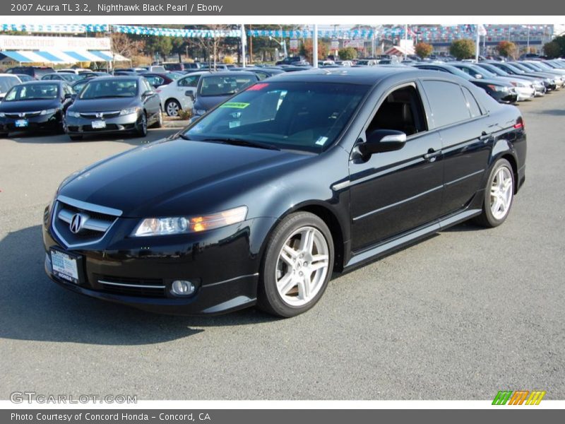 Nighthawk Black Pearl / Ebony 2007 Acura TL 3.2