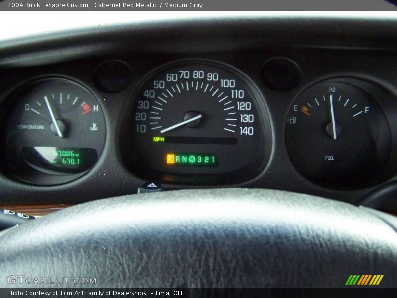 Cabernet Red Metallic / Medium Gray 2004 Buick LeSabre Custom
