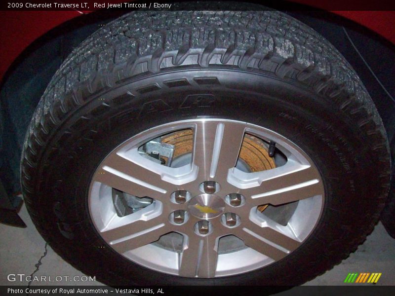 Red Jewel Tintcoat / Ebony 2009 Chevrolet Traverse LT
