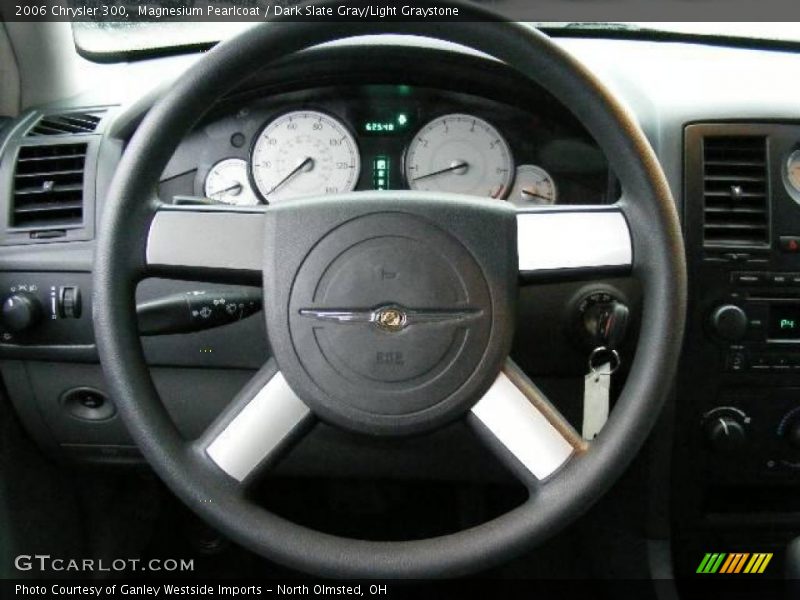 Magnesium Pearlcoat / Dark Slate Gray/Light Graystone 2006 Chrysler 300