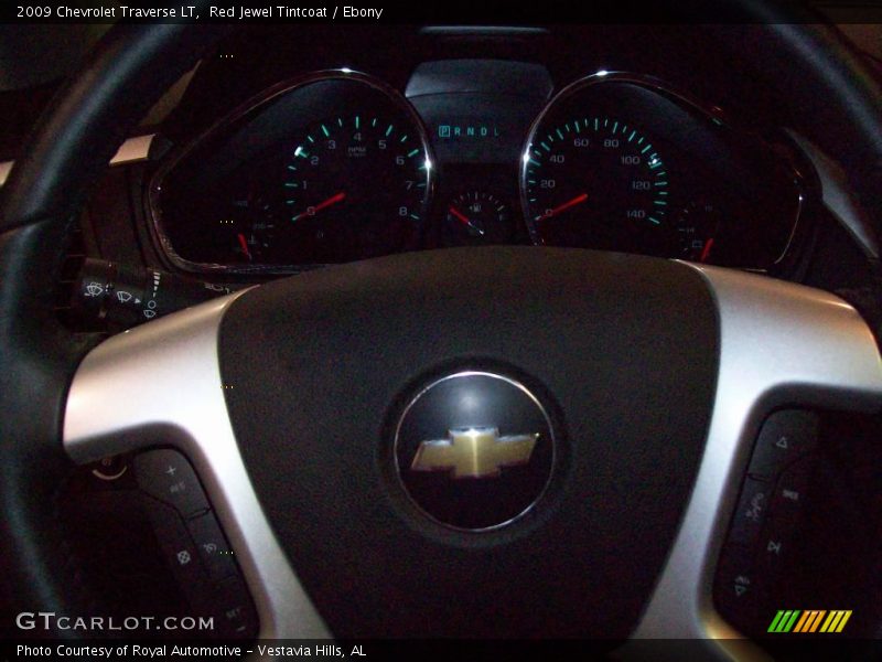 Red Jewel Tintcoat / Ebony 2009 Chevrolet Traverse LT