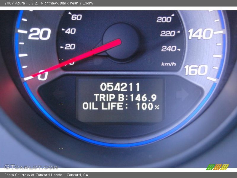 Nighthawk Black Pearl / Ebony 2007 Acura TL 3.2
