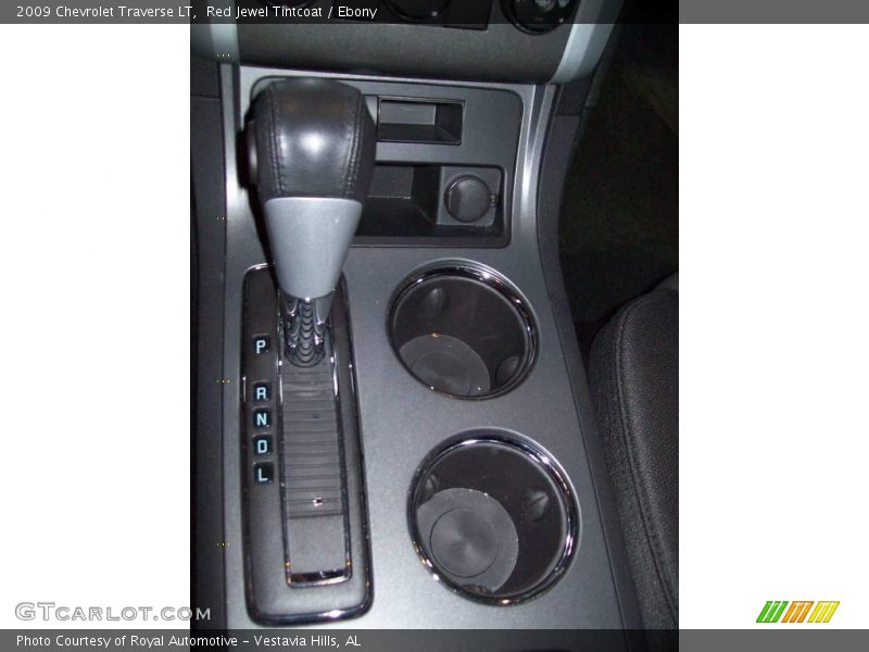 Red Jewel Tintcoat / Ebony 2009 Chevrolet Traverse LT