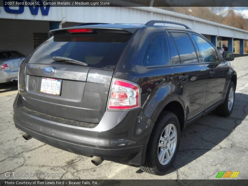 Carbon Metallic / Medium Light Stone 2007 Ford Edge SE
