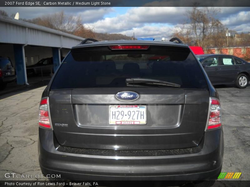 Carbon Metallic / Medium Light Stone 2007 Ford Edge SE