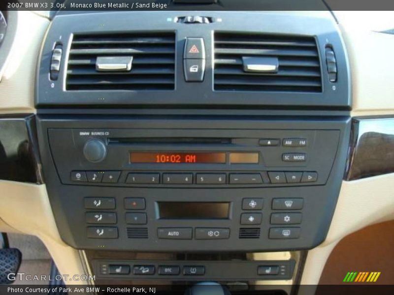 Monaco Blue Metallic / Sand Beige 2007 BMW X3 3.0si
