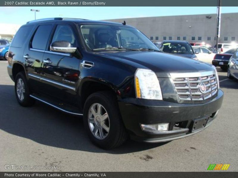 Black Raven / Ebony/Ebony 2007 Cadillac Escalade AWD