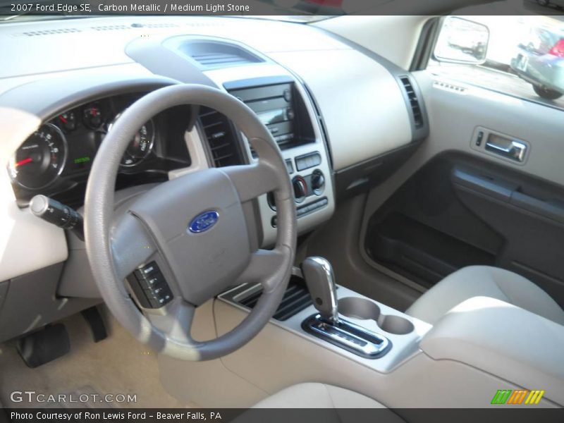 Carbon Metallic / Medium Light Stone 2007 Ford Edge SE
