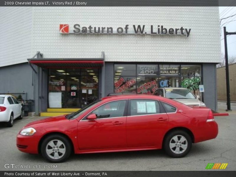 Victory Red / Ebony 2009 Chevrolet Impala LT