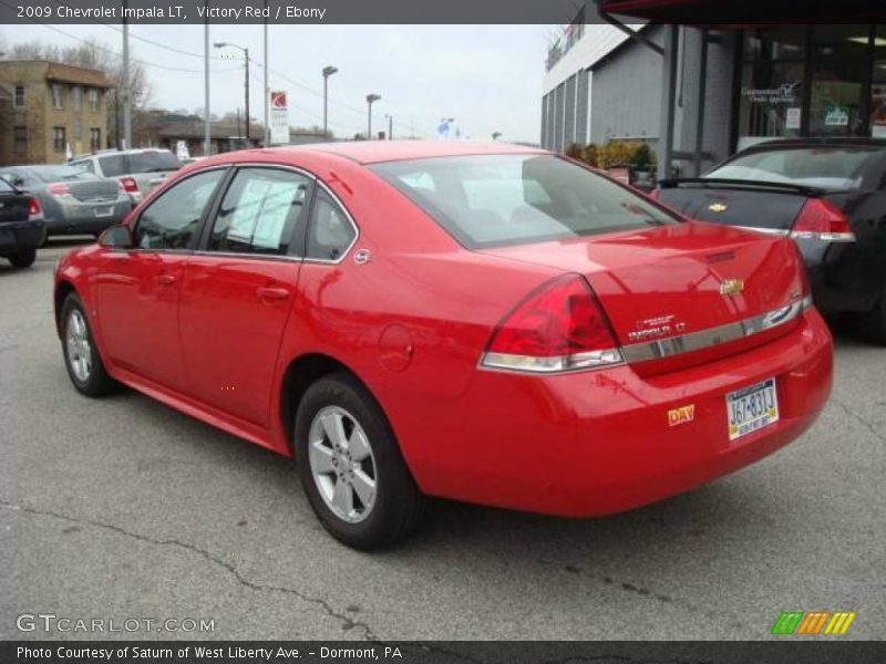 Victory Red / Ebony 2009 Chevrolet Impala LT