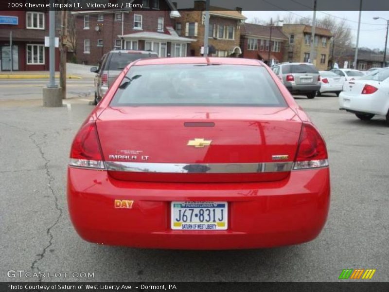 Victory Red / Ebony 2009 Chevrolet Impala LT
