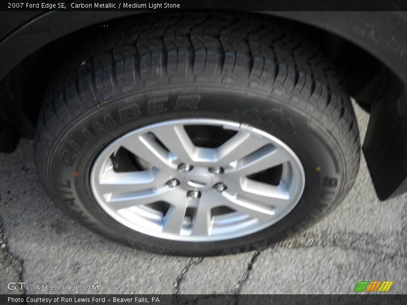 Carbon Metallic / Medium Light Stone 2007 Ford Edge SE
