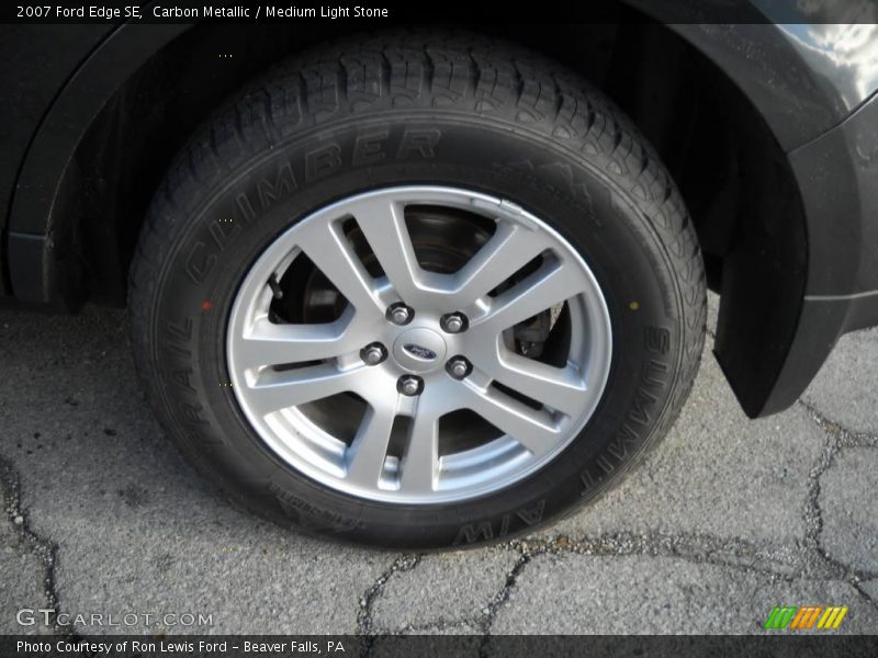Carbon Metallic / Medium Light Stone 2007 Ford Edge SE
