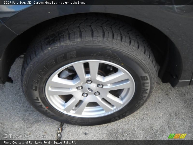 Carbon Metallic / Medium Light Stone 2007 Ford Edge SE