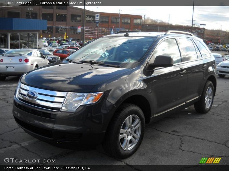 Carbon Metallic / Medium Light Stone 2007 Ford Edge SE