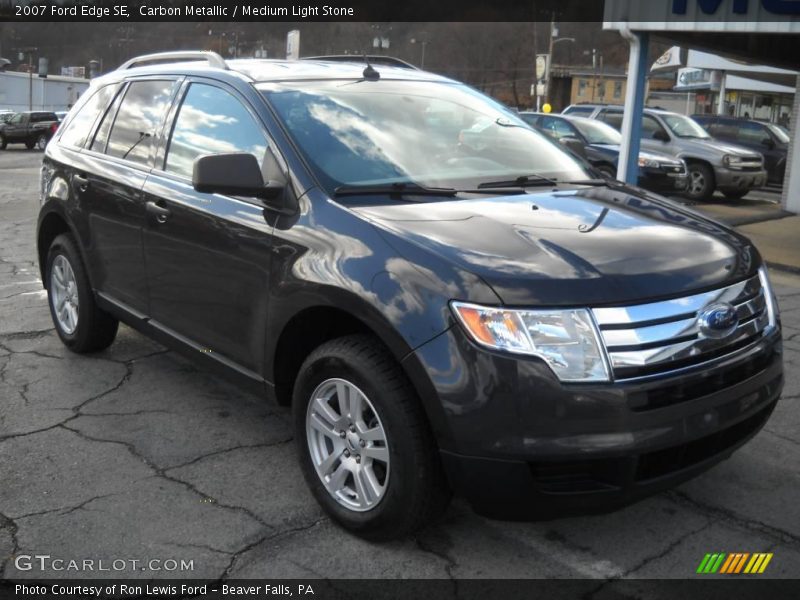 Carbon Metallic / Medium Light Stone 2007 Ford Edge SE