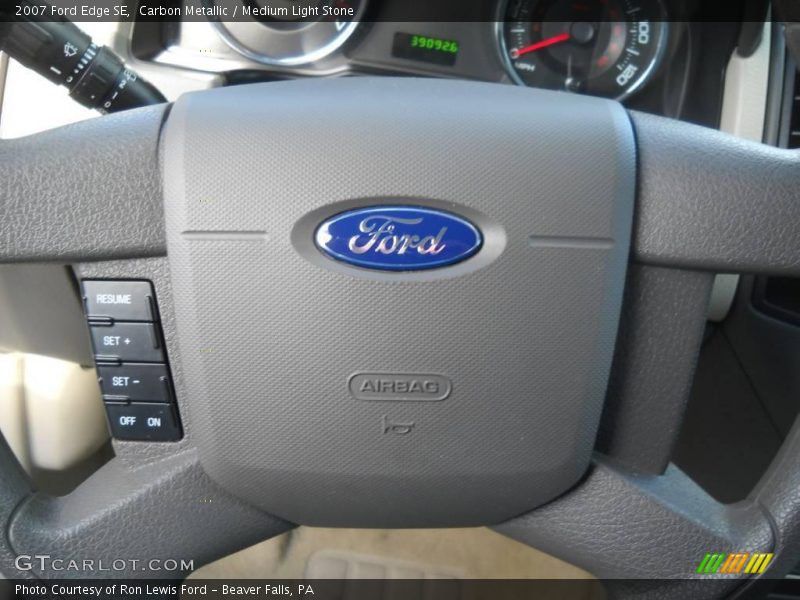 Carbon Metallic / Medium Light Stone 2007 Ford Edge SE