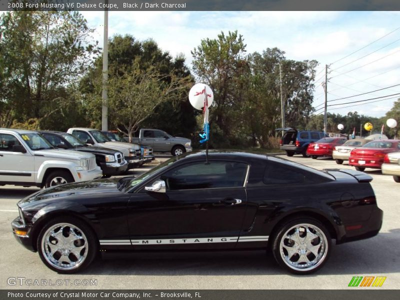 Black / Dark Charcoal 2008 Ford Mustang V6 Deluxe Coupe