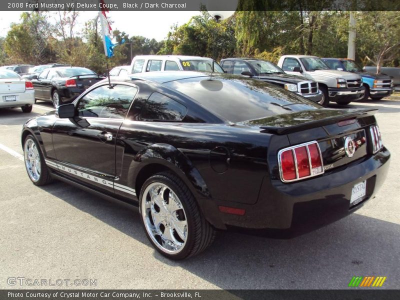 Black / Dark Charcoal 2008 Ford Mustang V6 Deluxe Coupe