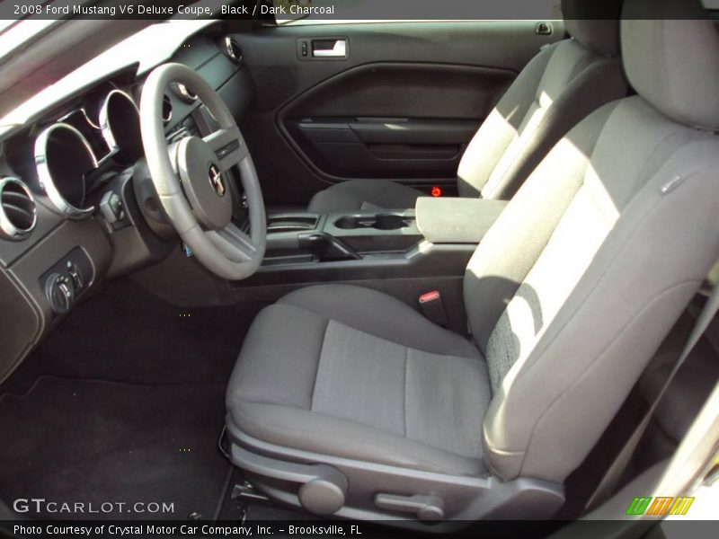 Black / Dark Charcoal 2008 Ford Mustang V6 Deluxe Coupe