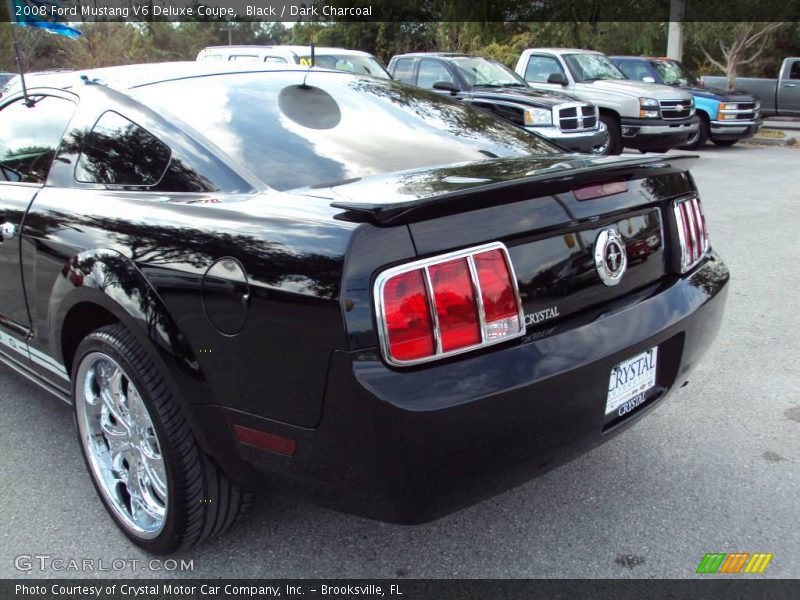 Black / Dark Charcoal 2008 Ford Mustang V6 Deluxe Coupe