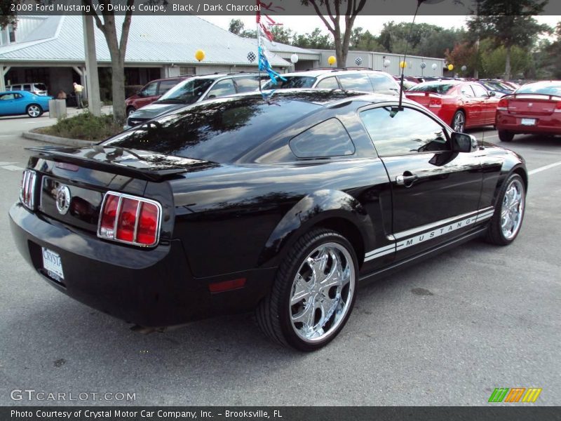 Black / Dark Charcoal 2008 Ford Mustang V6 Deluxe Coupe