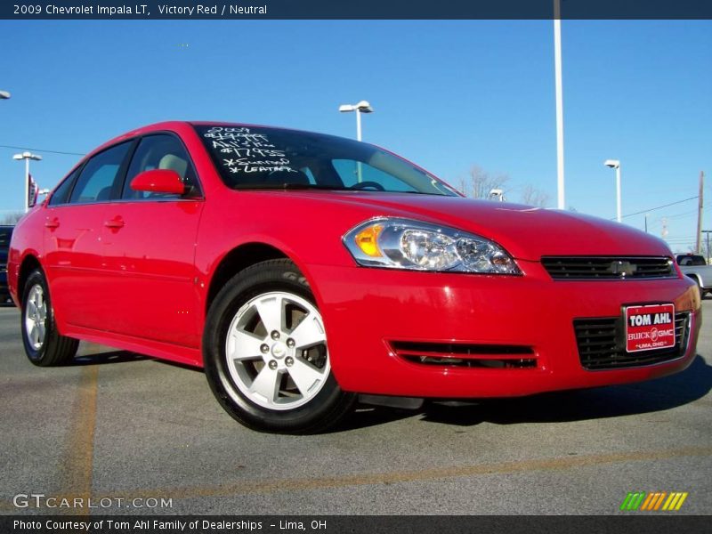 Victory Red / Neutral 2009 Chevrolet Impala LT