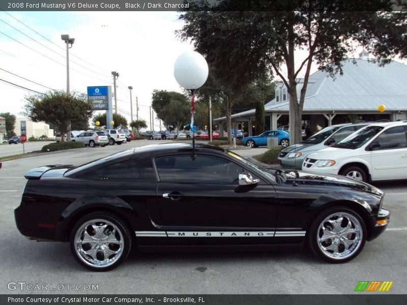 Black / Dark Charcoal 2008 Ford Mustang V6 Deluxe Coupe