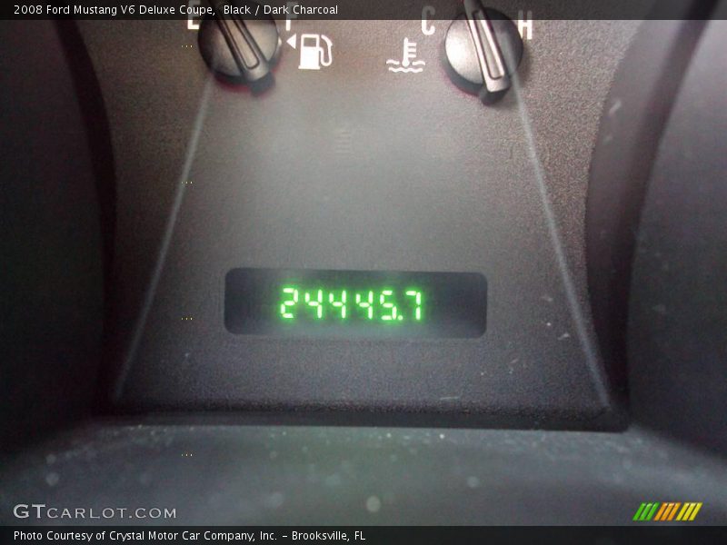 Black / Dark Charcoal 2008 Ford Mustang V6 Deluxe Coupe