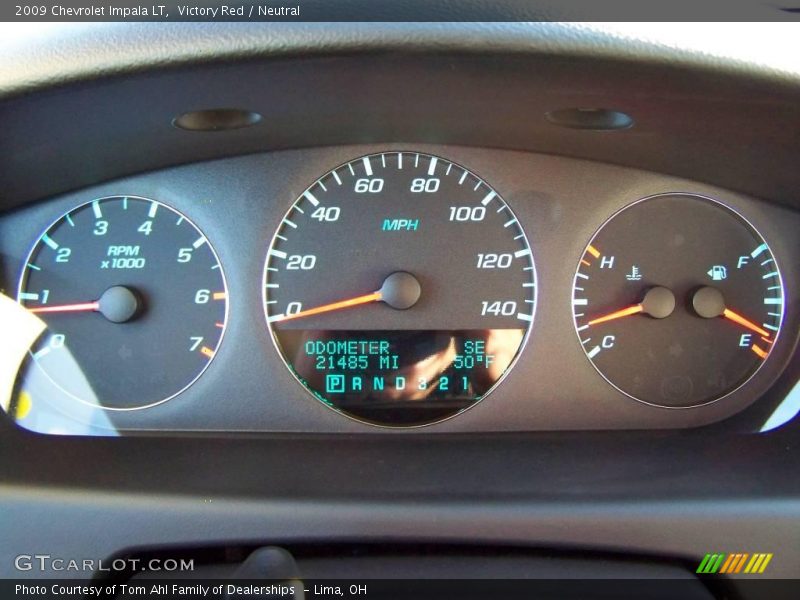 Victory Red / Neutral 2009 Chevrolet Impala LT