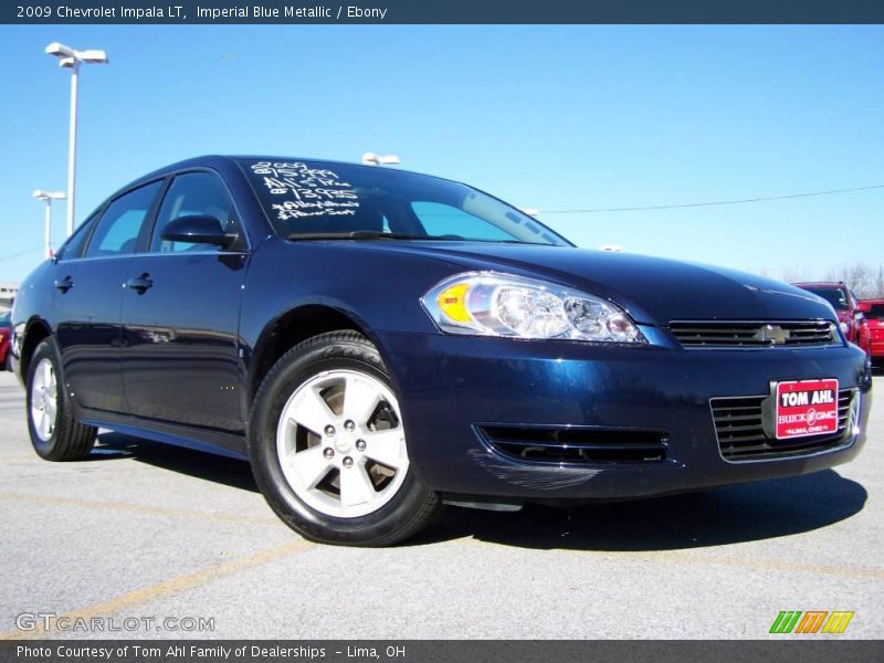 Imperial Blue Metallic / Ebony 2009 Chevrolet Impala LT