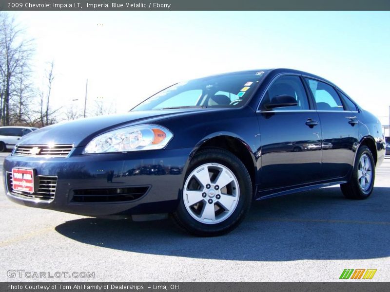 Imperial Blue Metallic / Ebony 2009 Chevrolet Impala LT