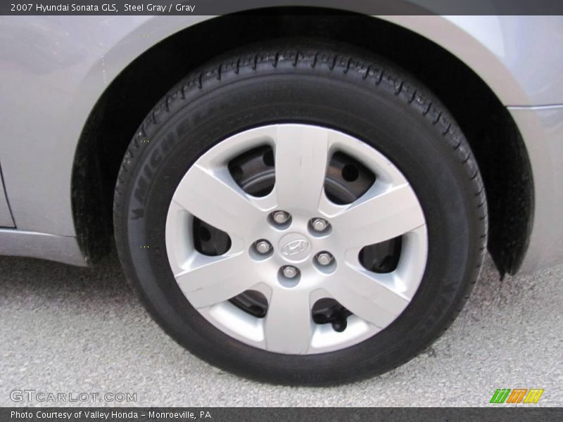 Steel Gray / Gray 2007 Hyundai Sonata GLS