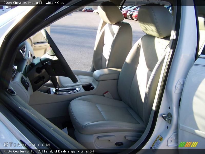 White / Gray 2009 Chevrolet Impala LT