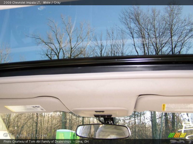 White / Gray 2009 Chevrolet Impala LT