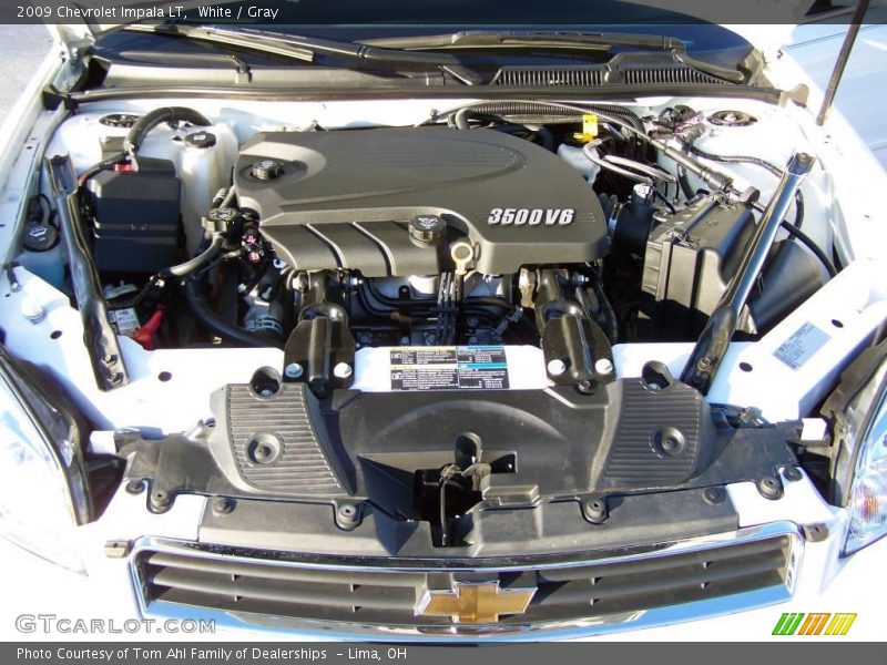 White / Gray 2009 Chevrolet Impala LT