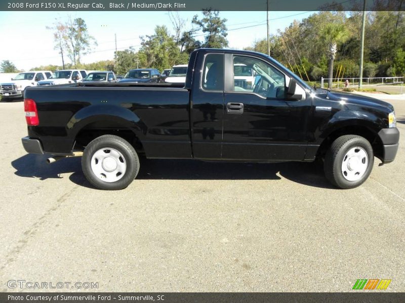 Black / Medium/Dark Flint 2008 Ford F150 XL Regular Cab