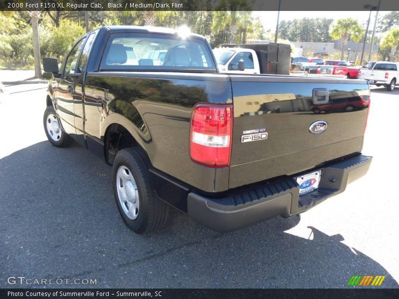 Black / Medium/Dark Flint 2008 Ford F150 XL Regular Cab