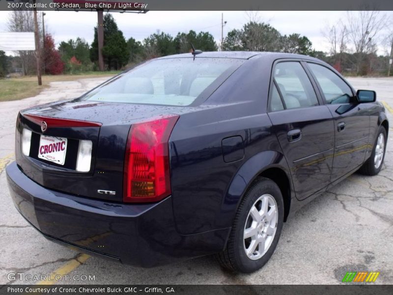 Blue Chip / Light Gray 2007 Cadillac CTS Sedan
