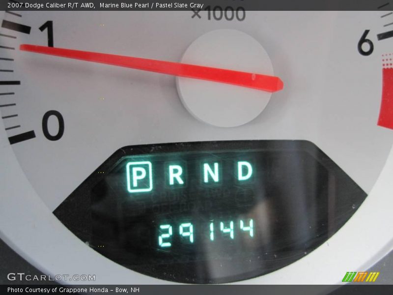 Marine Blue Pearl / Pastel Slate Gray 2007 Dodge Caliber R/T AWD