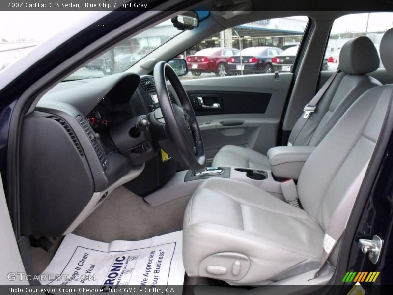 Blue Chip / Light Gray 2007 Cadillac CTS Sedan