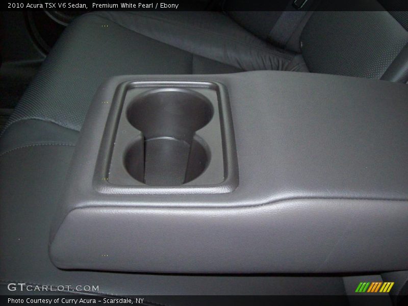 Premium White Pearl / Ebony 2010 Acura TSX V6 Sedan